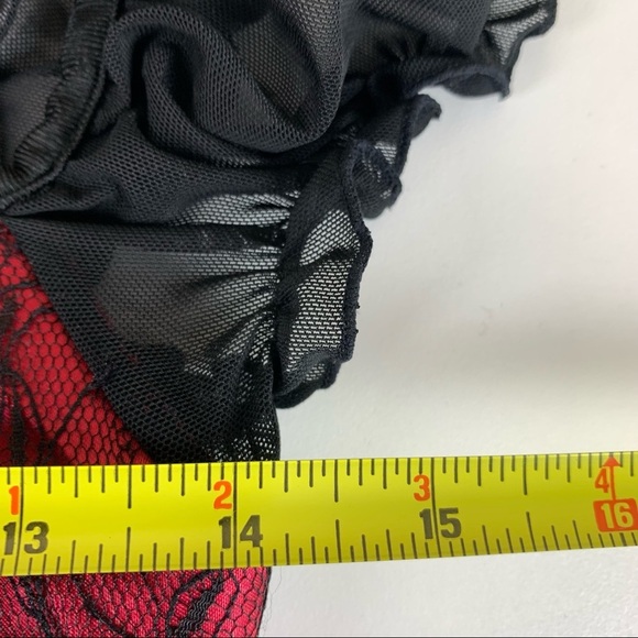 COQUETTE Capped sleeve bustier babydoll top - Picture 7 of 10